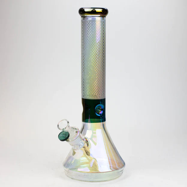 13" Genie Electroplated Glass Beaker Bong ( F11 )