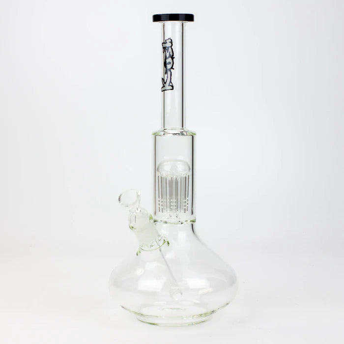 Kush 13" 8 Tree-Arm Round Base Glass Bong