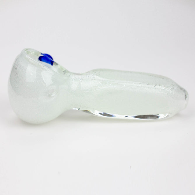 Pipe en verre souple phosphorescente de 3 pouces