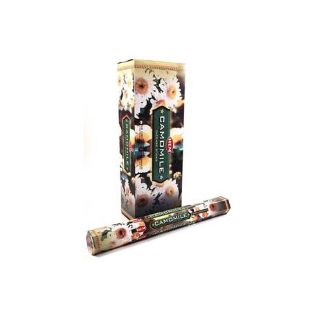 HEM Camomile 9″ Incense Sticks – Hex Box (20g)