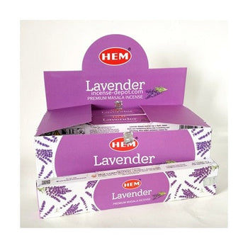 HEM – Lavender Premium Hand-Rolled Masala Incense (15g)