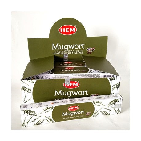 HEM – Mugwort Premium Hand-Rolled Masala Incense (15g)