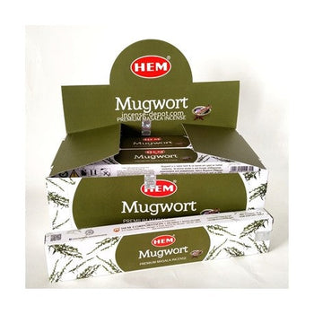 HEM – Mugwort Premium Hand-Rolled Masala Incense (15g)