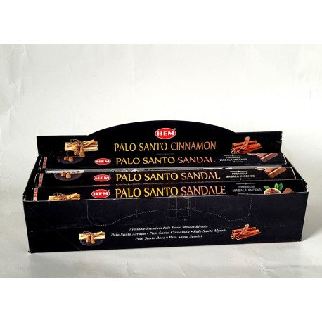 HEM Incense Sticks - Palo Santo Arruda 9″ Incense Sticks – Hex Box (20g)