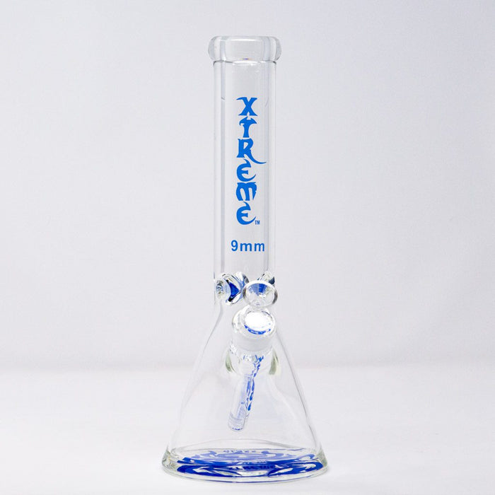 Xtreme 14″ 9mm Bong With Matching Bowl And Stem