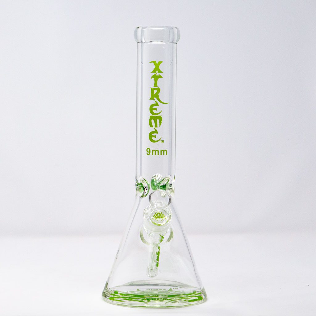 Xtreme 14″ 9mm Bong With Matching Bowl And Stem