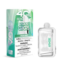 Kraze Giga Rechargeable Disposable Vape 40mL