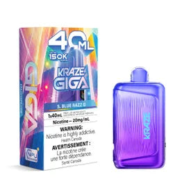Kraze Giga Rechargeable Disposable Vape 40mL