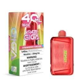 Kraze Giga Rechargeable Disposable Vape 40mL