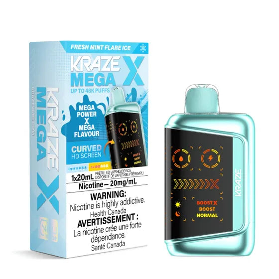 Kraze Mega X Rechargeable Disposable Vape 20mL