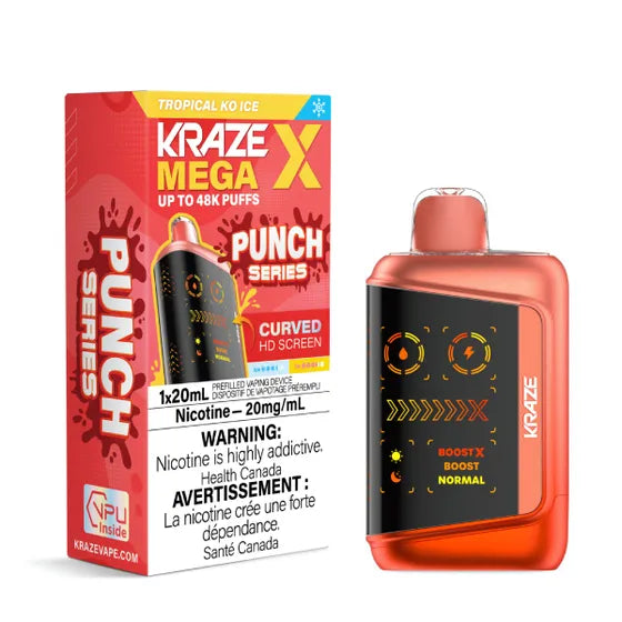 Kraze Mega X Rechargeable Disposable Vape 20mL