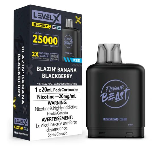 Flavour Beast Level X Boost Replacement Pod 20mL