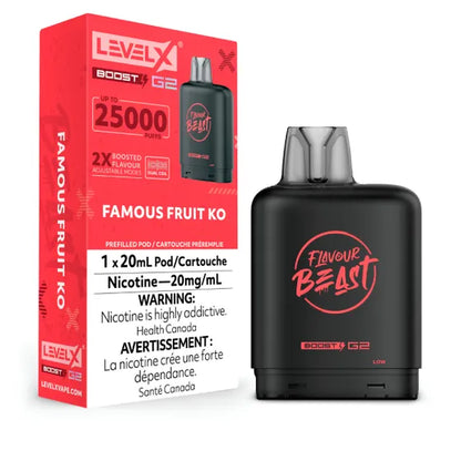 Pod de remplacement Flavour Beast Level X Boost 20 ml 15 000 bouffées