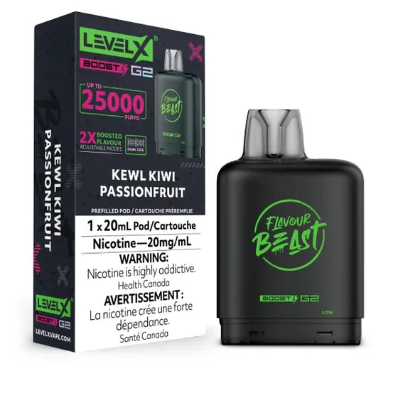 Pod de remplacement Flavour Beast Level X Boost 20 ml 15 000 bouffées