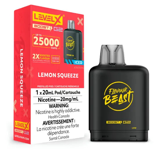 Pod de remplacement Flavour Beast Level X Boost 20 ml 15 000 bouffées