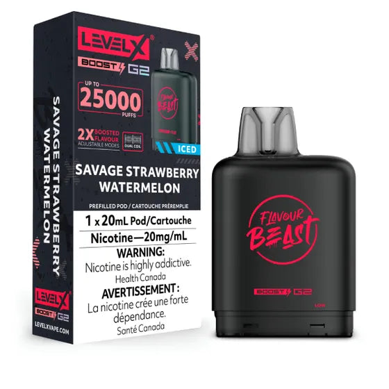 Pod de remplacement Flavour Beast Level X Boost 20 ml 15 000 bouffées