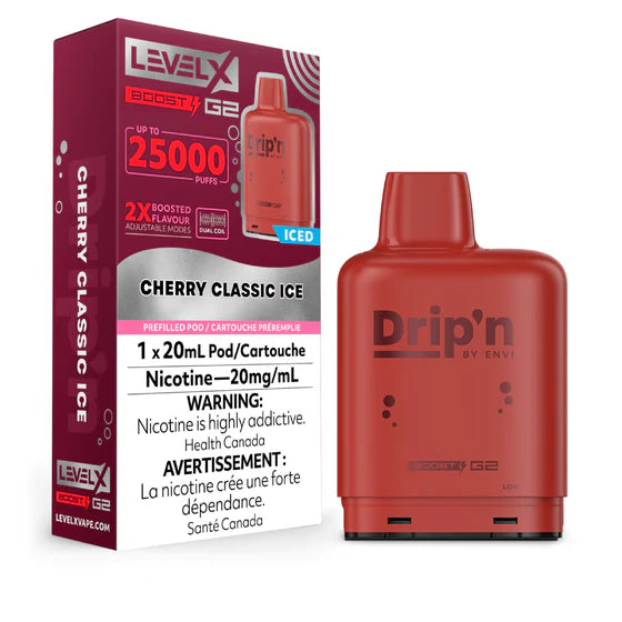 Pod de remplacement Level X Envi Drip'n Boost 20 ml 15 000 bouffées