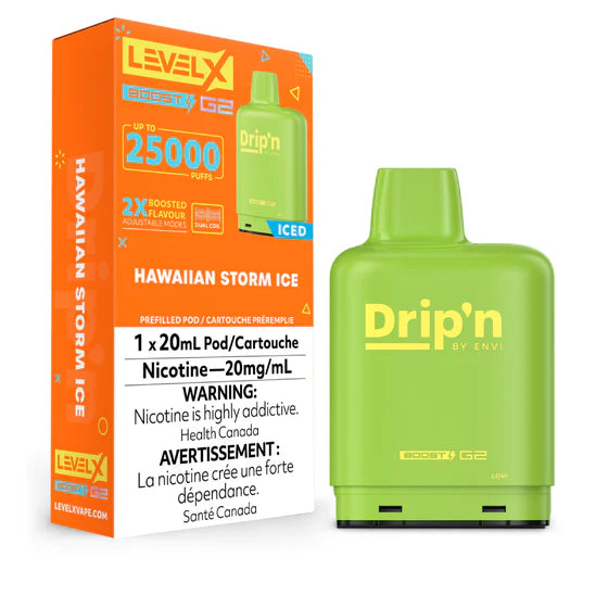 Pod de remplacement Level X Envi Drip'n Boost 20 ml 15 000 bouffées