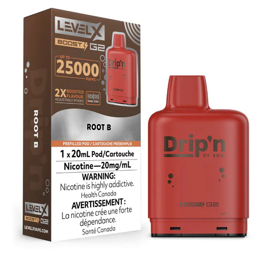 Pod de remplacement Level X Envi Drip'n Boost 20 ml 15 000 bouffées