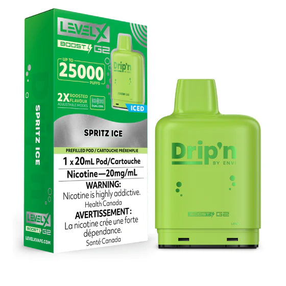 Pod de remplacement Level X Envi Drip'n Boost 20 ml 15 000 bouffées