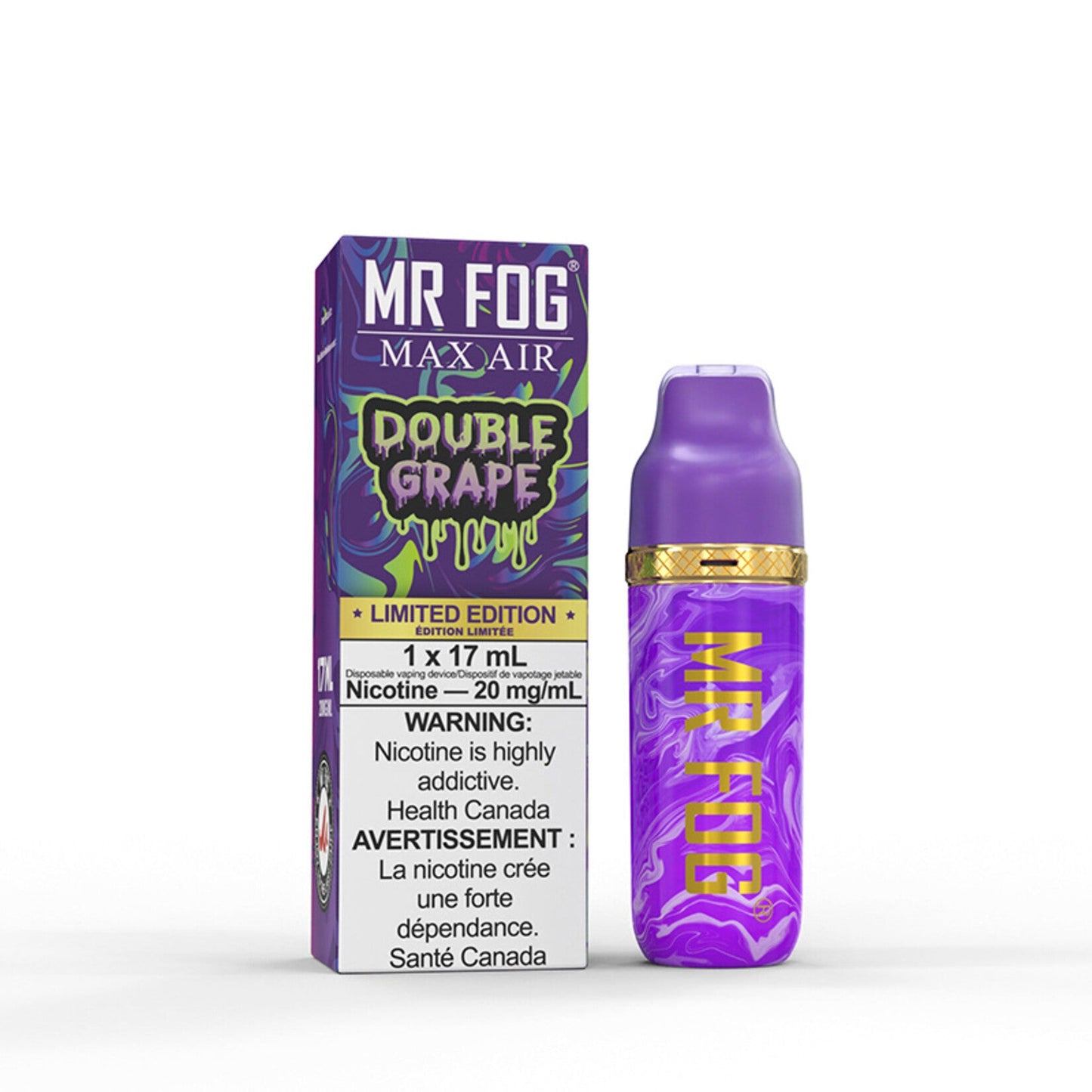 [DÉGAGEMENT] MR FOG Max Air 8500 Puff Vape jetable rechargeable 17 ml