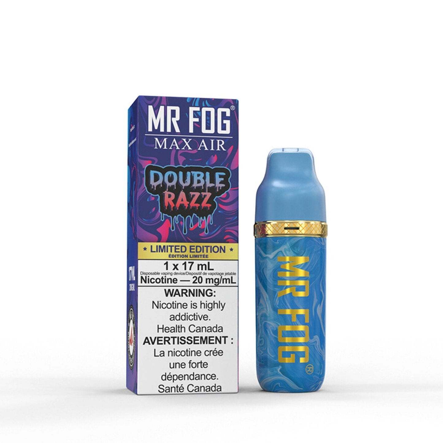 [DÉGAGEMENT] MR FOG Max Air 8500 Puff Vape jetable rechargeable 17 ml