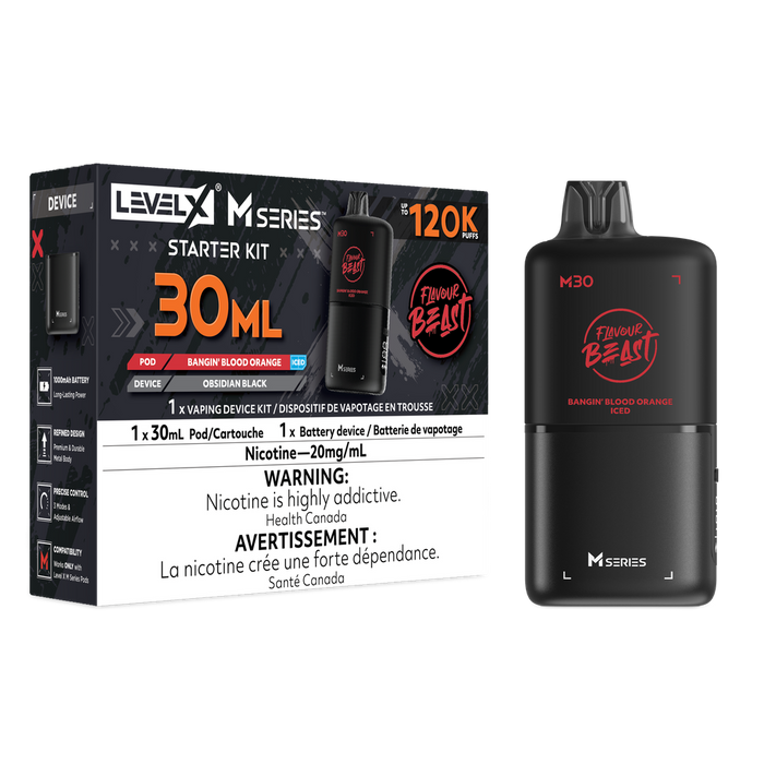 Flavour Beast Level X M Series Starter Kit 30mL **CHECKOUT DEAL**