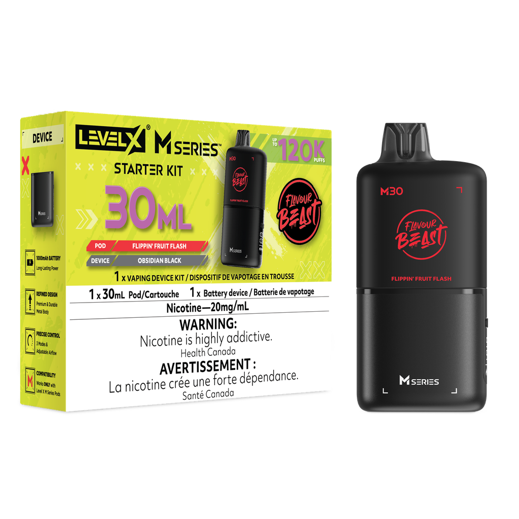 Flavour Beast Level X M Series Starter Kit 30mL **CHECKOUT DEAL**