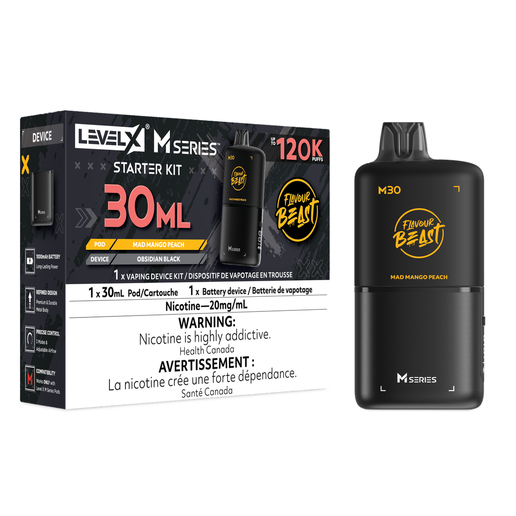 Flavour Beast Level X M Series Starter Kit 30mL **CHECKOUT DEAL**