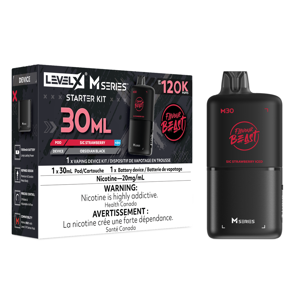 Flavour Beast Level X M Series Starter Kit 30mL **CHECKOUT DEAL**