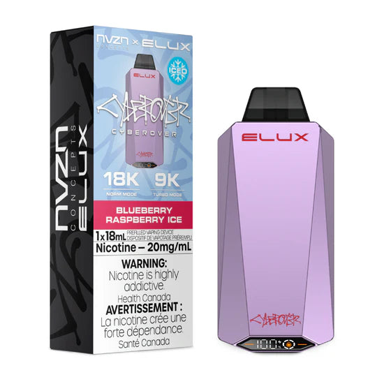 NVZN Elux Cyberover 18K Rechargeable Disposable Vape 18ml