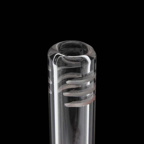 Shatter'd Glassworks - 3" Horizontal Slit Diffused Downstem - Open End for Herb