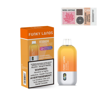 [CLEARANCE] Funky Lands by ElfBar Vi10000 Rechargeable Disposable Vape 18ml