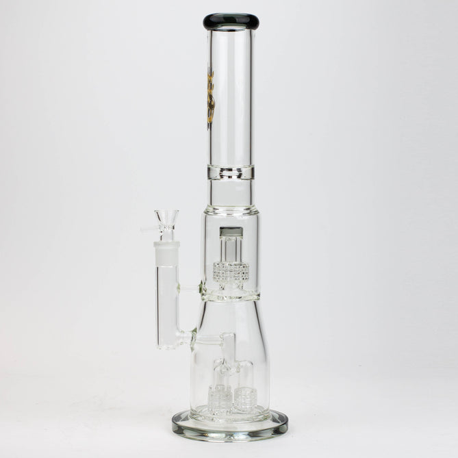 H2O 17.5" Glass Bong with Shower Head Percolator