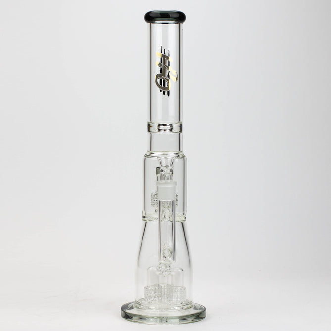 H2O 17.5" Glass Bong with Shower Head Percolator