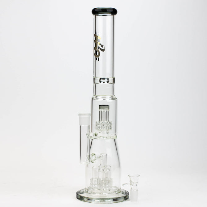 H2O 17.5" Glass Bong with Shower Head Percolator