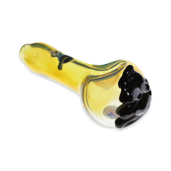 Poo Emoji Pipe 5" Chameleon Glass