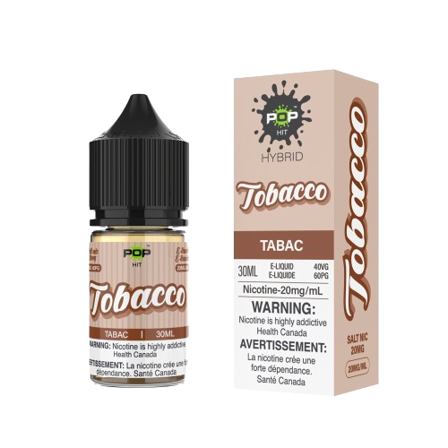 E-liquide Pop Hit Salt - Tabac