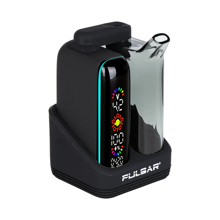 Pulsar - 510 DL 5.0 Bubbler Dab Kit w/ Wax Atomizer - Black