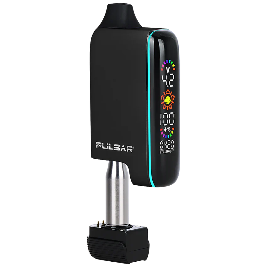Pulsar - 510 DL 5.0 Bubbler Dab Kit w/ Wax Atomizer - Black