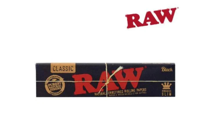 Feuilles à rouler RAW Black King Size Slim