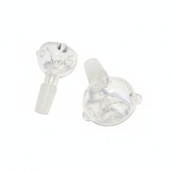 Glass Marbled Bowl W/ Male Joint