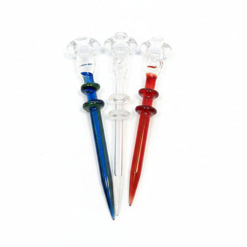 Quartz Glass Dab Tool W/ Carb Cap