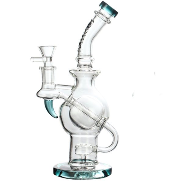 SOUL Glass 9,5" Recycler 2 en 1 Bong/Dab Rig