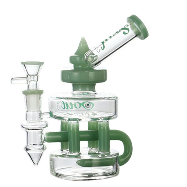 Bong / Dab Rig Soul Glass Recycler 7″ avec banger en quartz de 4 mm