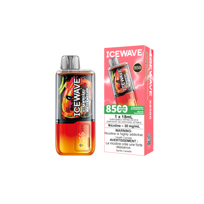 [DÉGAGEMENT] Icewave X8500 Puff S50 Vape jetable rechargeable 18 ml