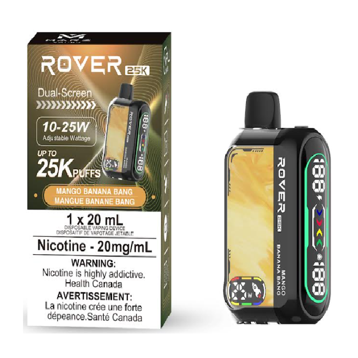 Marz Rover 25k Puff Rechargeable Disposable Vape 20ml Mango Banana Bang