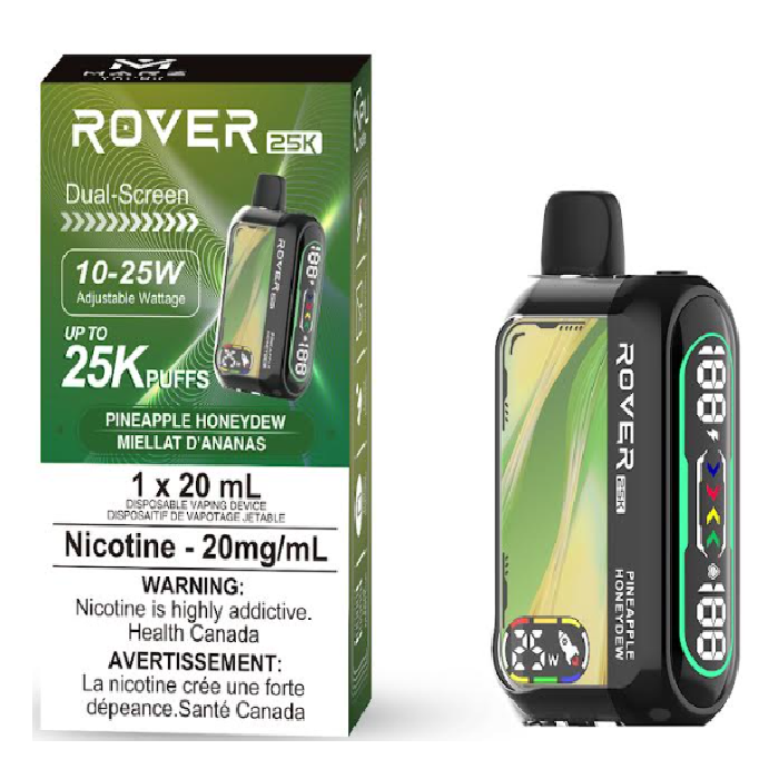 Marz Rover 25k Puff Rechargeable Disposable Vape 20ml Pineapple Honeydew