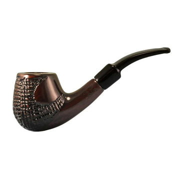 Pipe Pulsar Shire 5,5" avec tige courbée gravée Brandy Saddle - The Urbanite