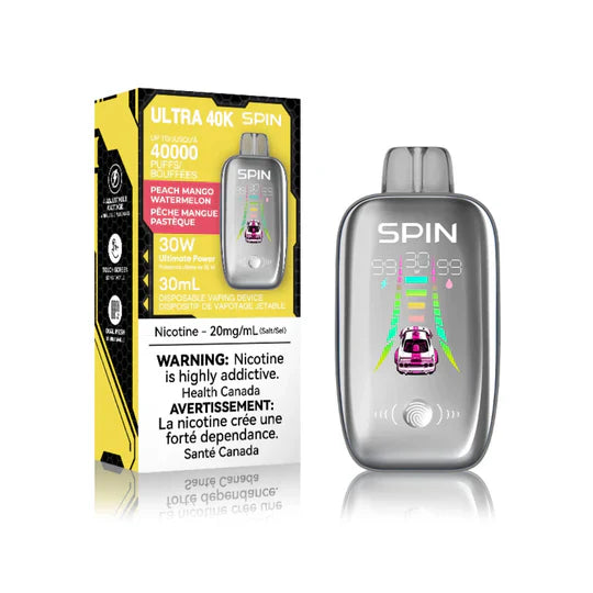 SPIN Ultra 40K Rechargeable Disposable Vape 30mL